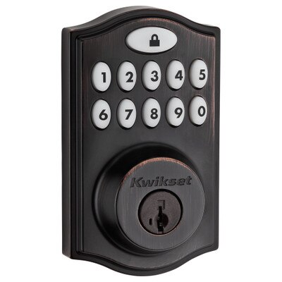 Kwikset 914 Series SmartCode Zigbee Deadbolt with Cox, Venetian Bronze